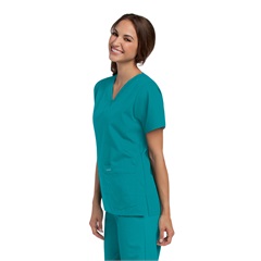 Women's 4-Pocket V-Neck Scrub Top